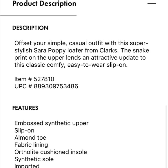 NWT Clarks Sara Poppy Taupe Snake - Picture 6 of 9